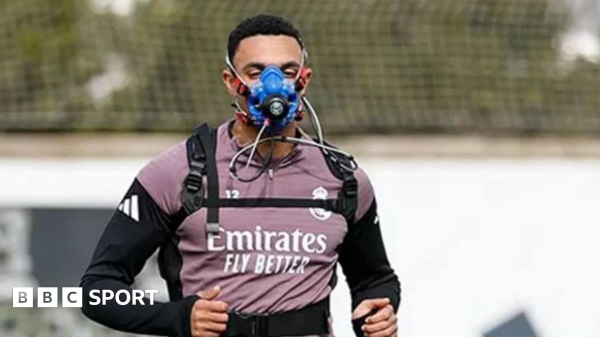 Why are Real Madrid players training in masks?