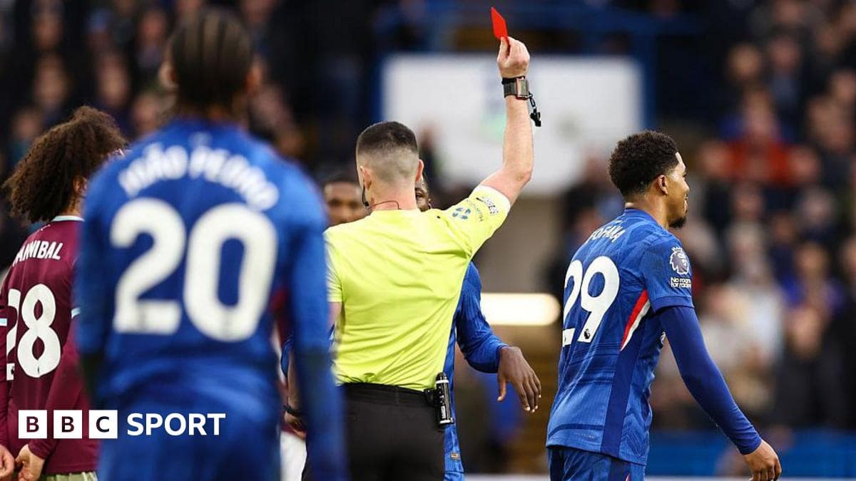Red cards and poor home form - Chelsea 'set fire to points'